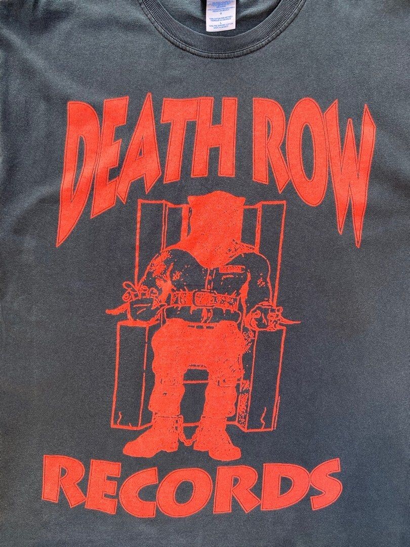 FILA T shirt vintage Death Row Records maglietta rap hip hop 2005 made in Mexico taglia L