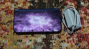 Nintendo 3ds Xl Galaxy Style 1gb Purple Handheld Console Ebay