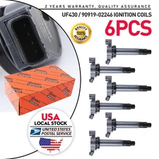 6 Ignition Coil For Lexus RX330 ES330 Toyota Camry Solara Sienna Highlander 3.3L