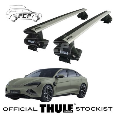 Thule  WingBar Evo Silver Roof Bars Set to fit BYD Seal 4dr Saloon 2022-2025