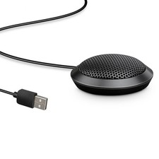 USB 1 Desktop Microphone Durable Capacitive Pickup Clear Sound Noise Reduction