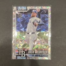 Topps 2026 Series 1 Drew Rasmussen Diamante Foil #64 Rays Baseball Card