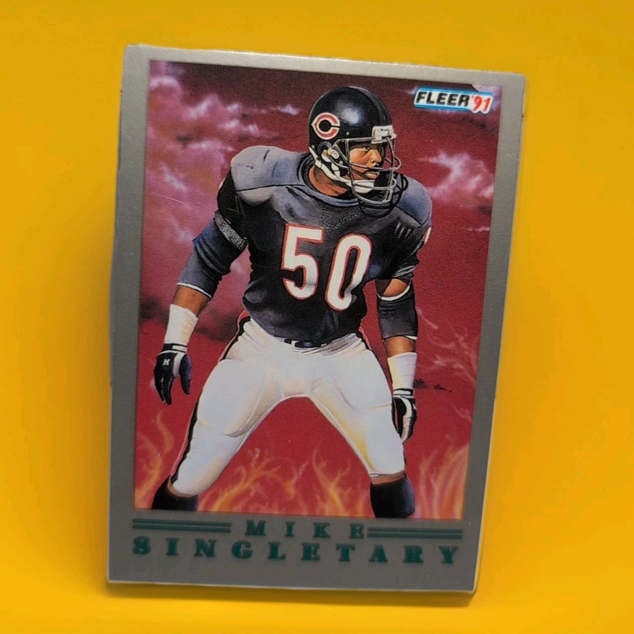1991 Fleer - Pro Vision Mike Singletary #4  Chicago Bears HOF