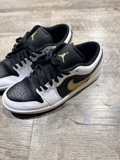 Jordan 1 Low Gold Swoosh for Sale - Authenticity Guaranteed - eBay