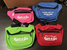 Kum Go Fanny Pack Waist Pink Green Red Hebrew Belt Bag Kum Go