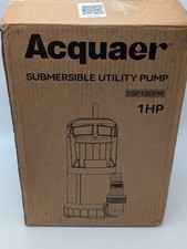 Acquaer 1HP Sump Pump 4345GPH Submersible Water Pump, Manual Utility Pump, Wa...