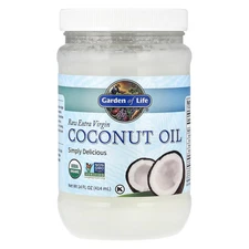 Garden of Life Raw Extra Virgin Coconut Oil 14 fl oz 414 ml B Corp, BPA-Free,