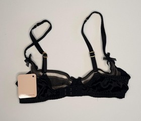 Agent Provocateur Evalyne Black Bra 32C NWT