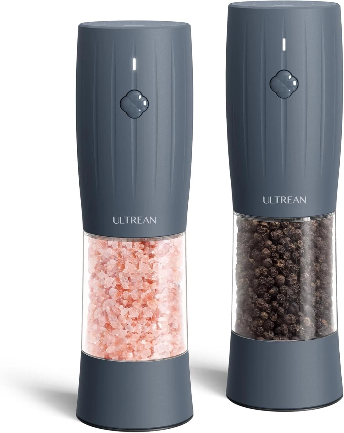 Electric Salt and Pepper Grinder Set, Rechargeable Salt and Pepper Shakers, 6 Ad