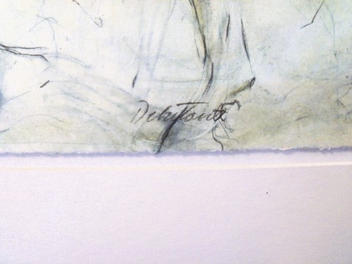 Gary Benfield ' DEBUTANTE signierte KÜNSTLER POOF SERIGRAPHIE C/O REGISTRIERT 119824 - Bild 8 von 14