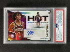2020-21 Panini NBA Hoops Tyrese Maxey Hot Signatures RC Rookie PSA 10 Auto POP 1