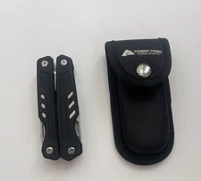 Ozark Trail Multi Tool 15 Function With Nylon Sheath, Black, Fast Shipping!!