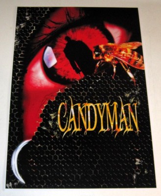 Candyman 1992 Clive Barker Film Alt Poster 19''x13'' Tony Todd, Chicago & BEES