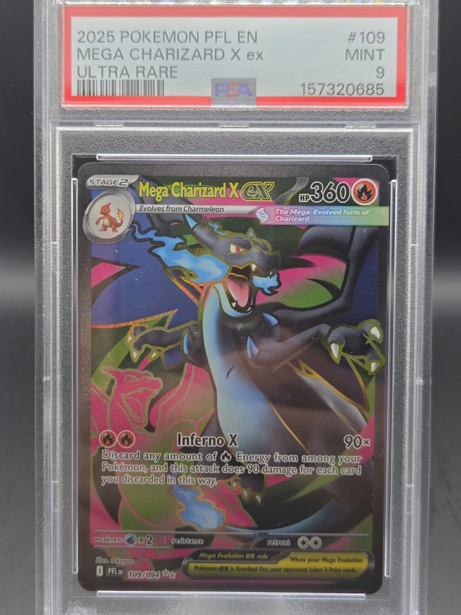 Pokémon TCG Grade 9 Charizard Individual Collectible Card Game