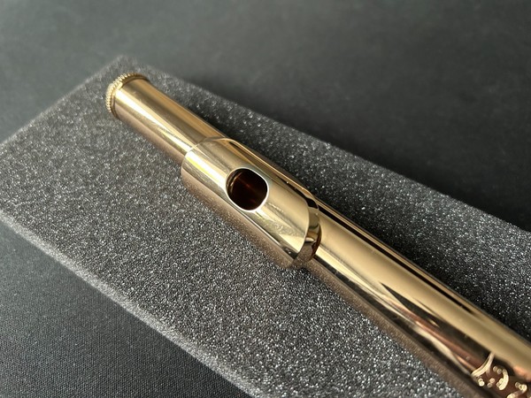 Nagahara 14k flute headjoint with platinum riser