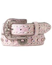 M and F Western Girls' Rhinestone Belt - D130003530