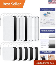TENS Unit Replacement Pads 20 Pack Self-Adhesive Electrodes 2x2 2x4 Inches