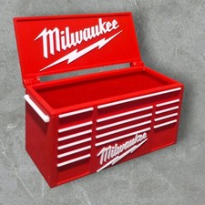 Toolbox Desk Organiser Compatible Milwaukee Style Storage Tool Chest Garage Box
