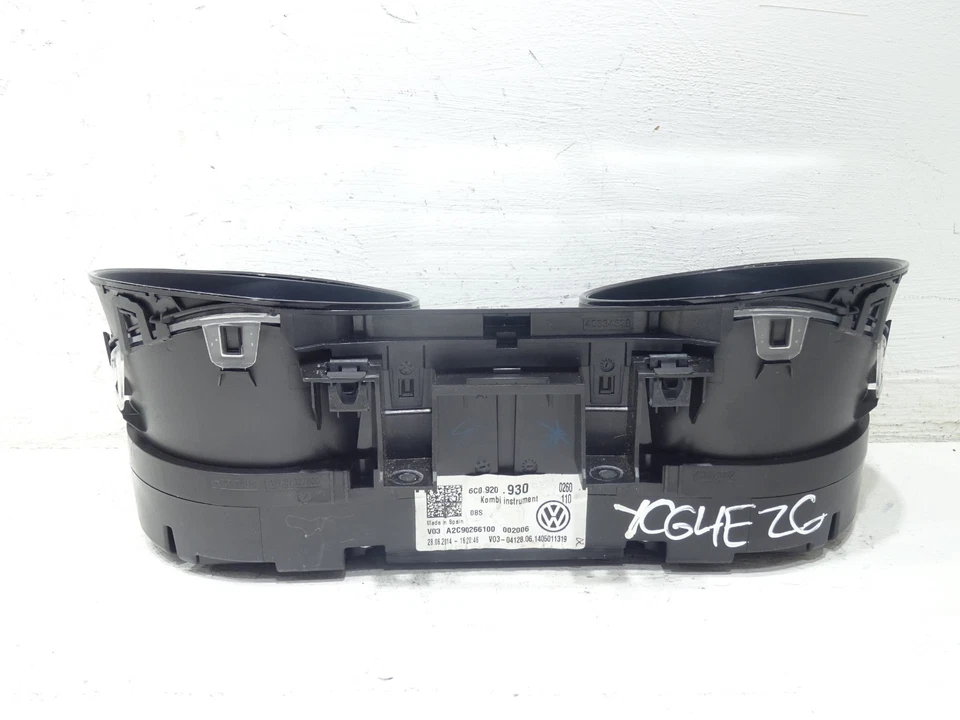 2015 VOLKSWAGEN POLO 1.0L Petrol 5 Speed Manual Speedometer Clocks 6C0920930 - Image 4 of 4