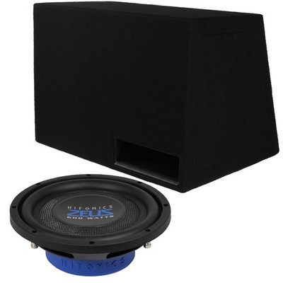 Hifonics ZEUS ZST10D2 25 cm Auto Subwoofer + MDF Lautsprecher Bandpass Gehäuse