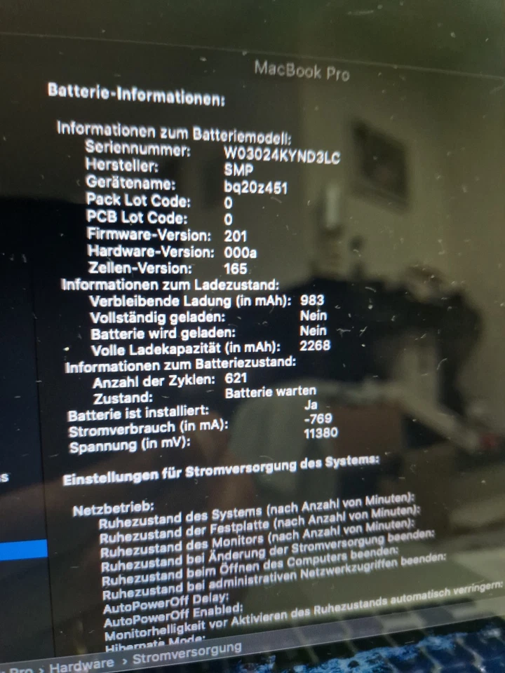 MacBook Pro 2012 13 Zoll-i5- A1278, 8GB Ram, 128GB SSD, Catalina - Bild 2 von 4