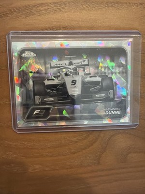 2024 Topps Chrome Sapphire F1 - Alexander Dunne -  Black/White Refractor #10/20