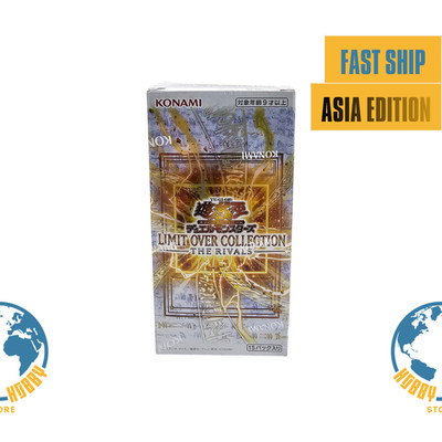 Asia edition Yu-Gi-Oh! JP LIMIT OVER COLLECTION THE RIVALS Box Sealed 3+1 Promo