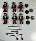 Playmobil Vintage Castle Knights x11 soldiers and assorted weapons & Hats