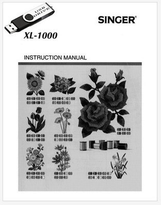 #ad Singer Quantum XL1000 Instruction Manual Operation Manual on USB $11.99