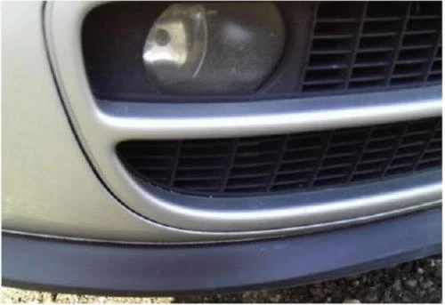 Divisor de labios de barbilla flexible de goma para Audi Coupe S3 S4 S5 S6 S7 S8 TT GT Quattro Technik Foto 3 de 4