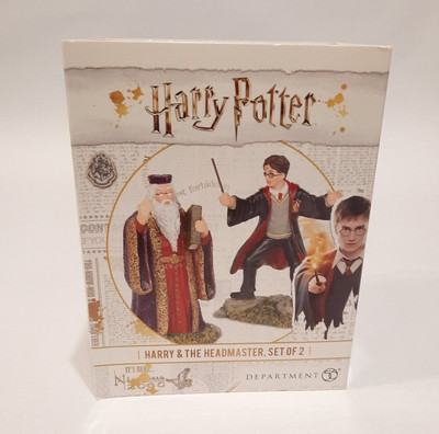 Dept. 56 Harry Potter & The Headmaster Dumbledore 2 Figure Set Village Accessory
