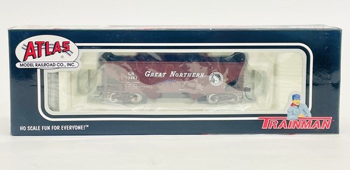 Tolva lateral Atlas Trainman HO Great Northern 2 bahías desplazada #73483 18884 nueva | Condition: New