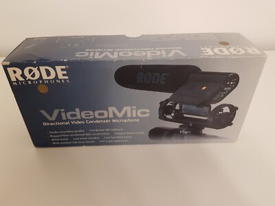 Rode VideoMic Rycote Mikrofon - Schwarz - mit OVP