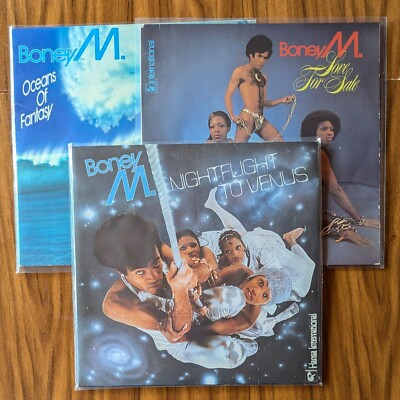 Boney M. - 3 LP´s - Sammlung - Konvolut - Disco - 70er - Vinyl - Schallplatte