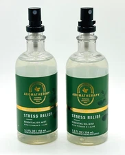 2 Bath & Body Works Aromatherapy Stress Relief Eucalyptus Spearmint Pillow Mist
