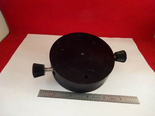 Rotary Optical Aluminum Table Stand Laser Optics As Is #80-07 - Picture 1 of 9