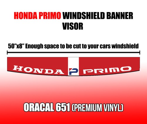 Наклейка honda primo