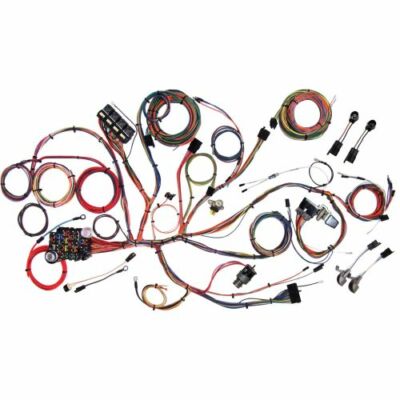 American Autowire 510125 Wiring Harness 18 Circuit Front Mount For 64-66 Mustang