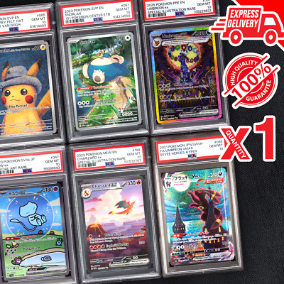 Pokemon Slab Lot *JAPANESE MODERN* 10 Graded Cards PSA/CGC/HGA 2020-2023