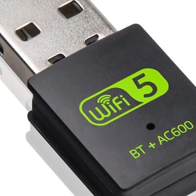 Dual Band WLAN Adapter 600Mbps - Bluetooth USB Stick für Windows und Mac