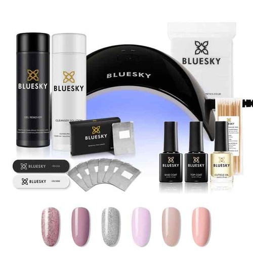 Bluesky Gel Nail Polish Starter Kit Pink & Nude 6941175870552 eBay