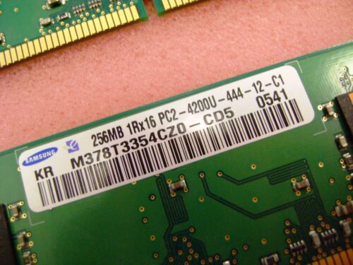 Dell XPS 400 M378T3354CZ0-CD5 DDR2 512MB (2 x256MB) PC2-4200 533Mhz Memory - Picture 3 of 5
