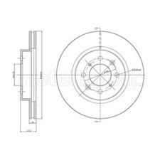 Disque de frein Rover 214