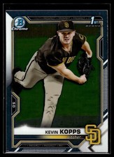 Kevin Kopps 2021 Bowman Draft Chrome 1st Bowman B Card  #BDC-7