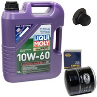 MotoröL Set 10W-60 5 Liter + ÖLfilter + Schraube FüR Opel Kadett Daewoo Nexia
