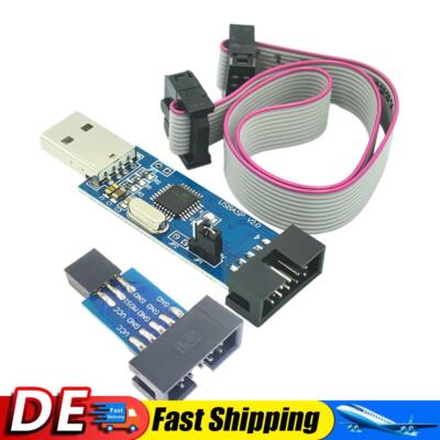 USBASP USBISP AVR Programmierer ISP USB ASP ATMEGA8 ATMEGA128 (gerade und Platin