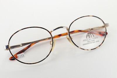 ANTHONY MARTIN AMY #13 Gold-Brown Tortoise 50-19-130 Frames Flex Hinges E213