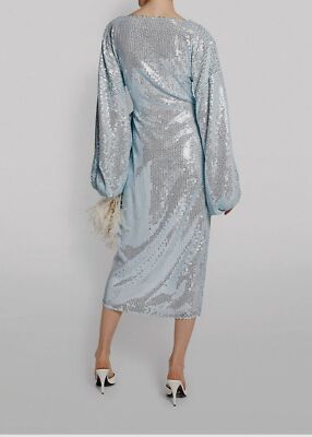 sequin midi wrap dress Yumi Black Sequin Kimono Midi Wrap Dress