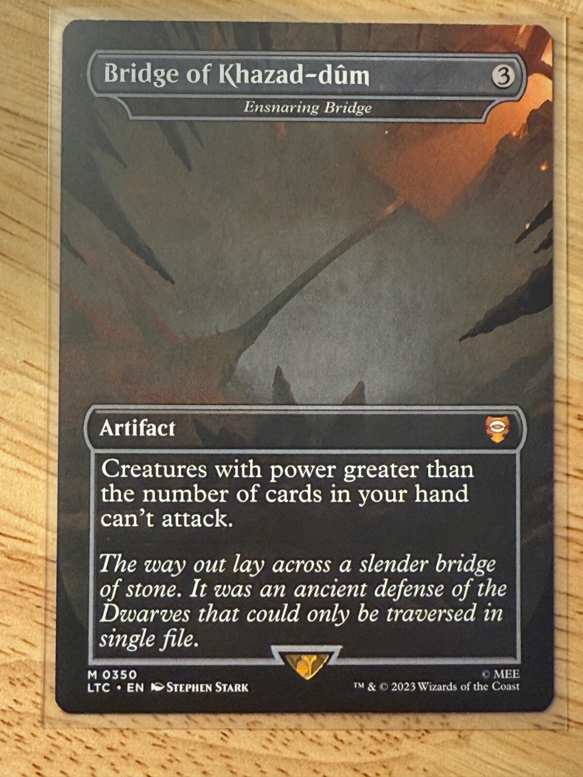 Ensnaring Bridge of Khazad-dum - LOTR Tales Commander Deck