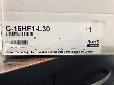 C-16HF1-L30 (Server Technology) Rack mount transfer switch 16 5-20R Outlets 30A